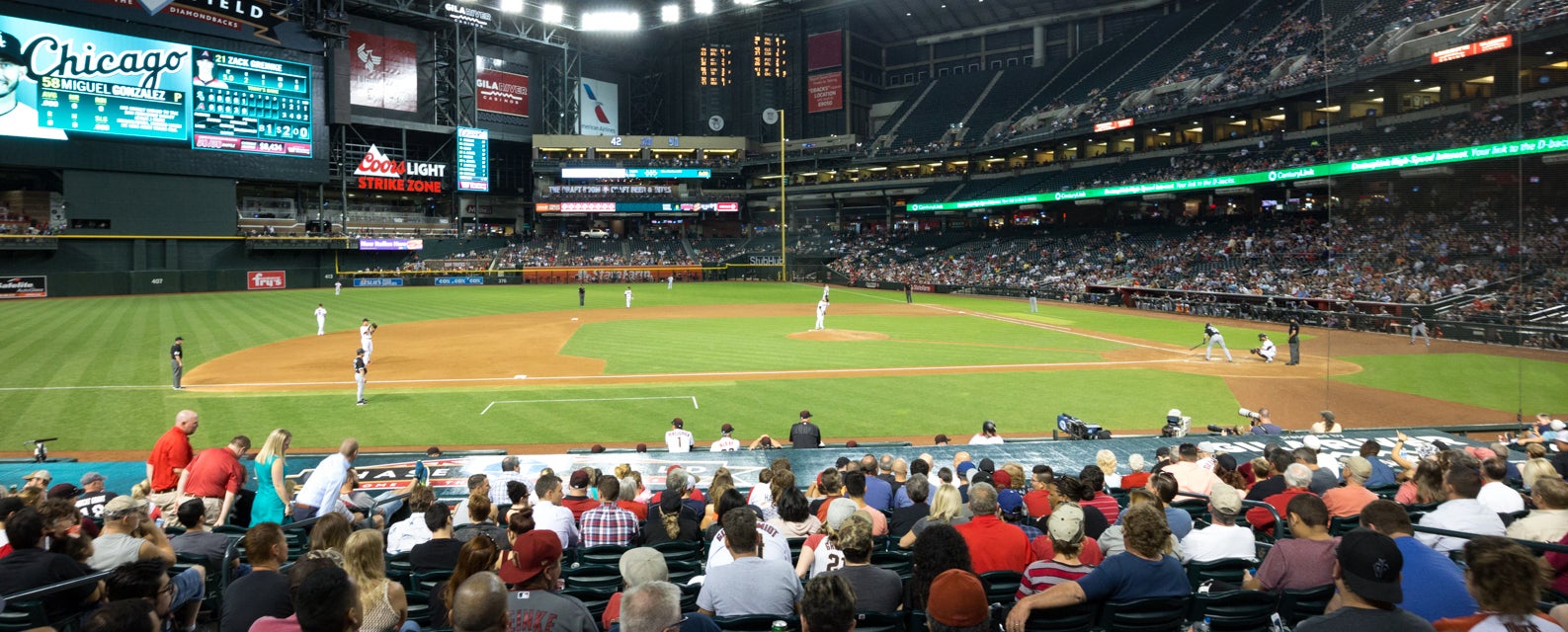 Seat view from Dugout Box