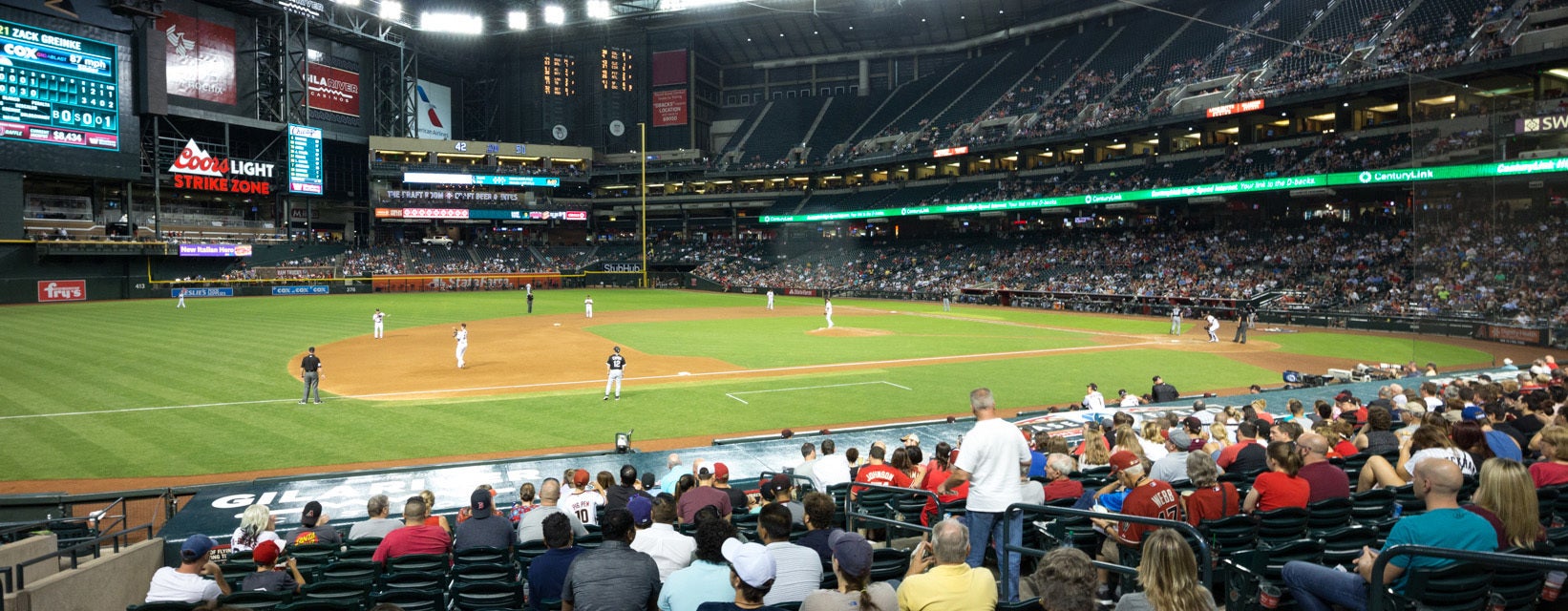 Seat view from Dugout Box