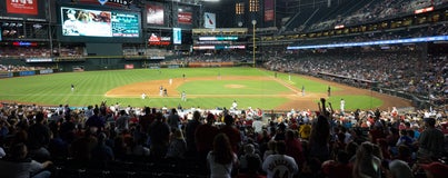 Seat view from Infield Box