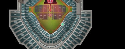 Seat view from Diamond Seat