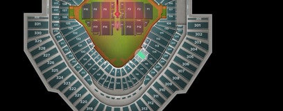 Seat view from Diamond Seat