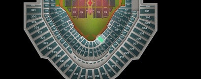 Seat view from Diamond Seat