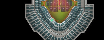 Seat view from Diamond Seat