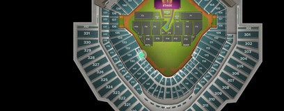 Seat view from Diamond Seat