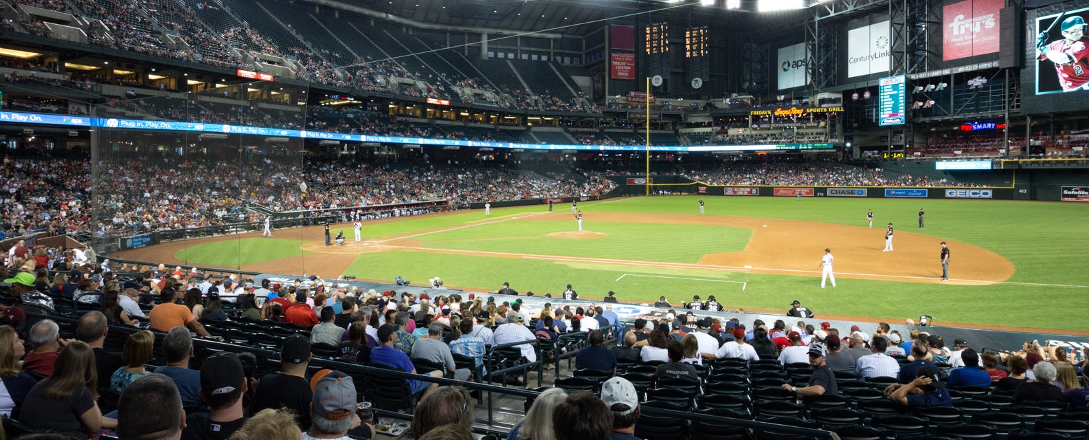 Seat view from Infield Box
