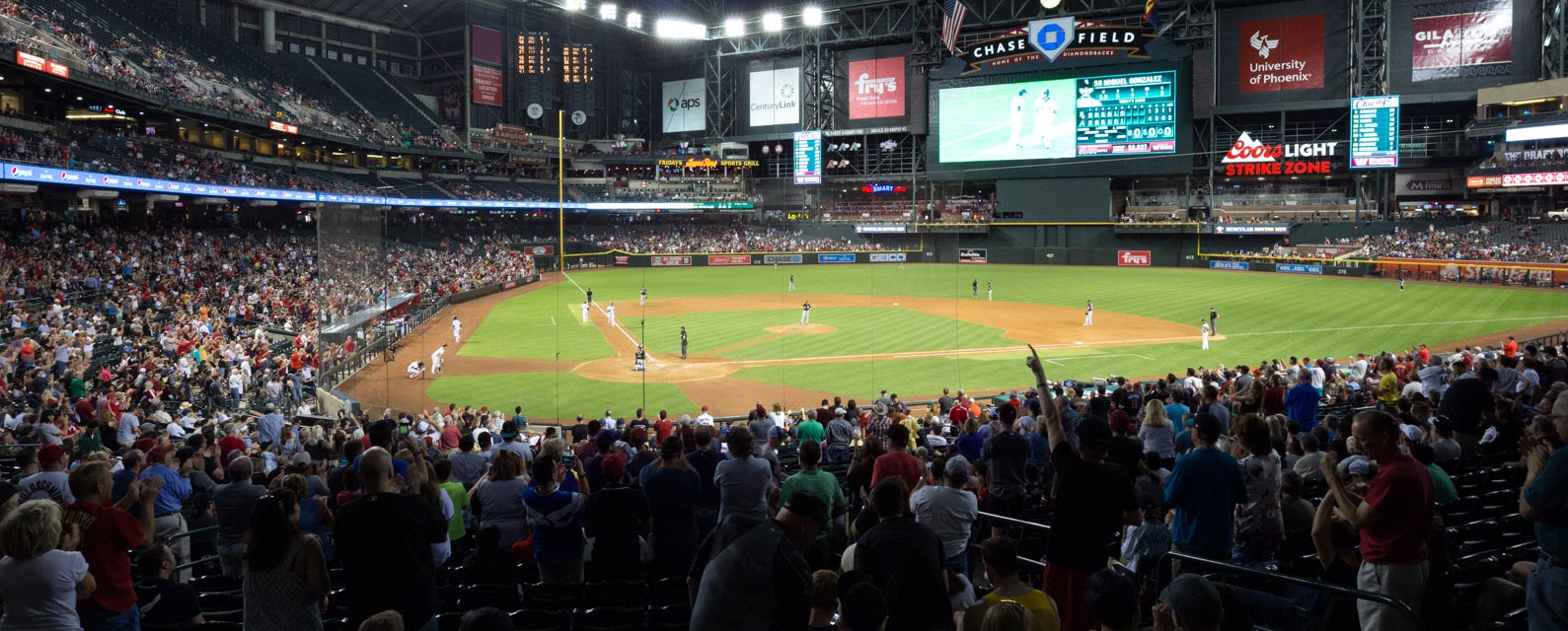 Seat view from Infield Box