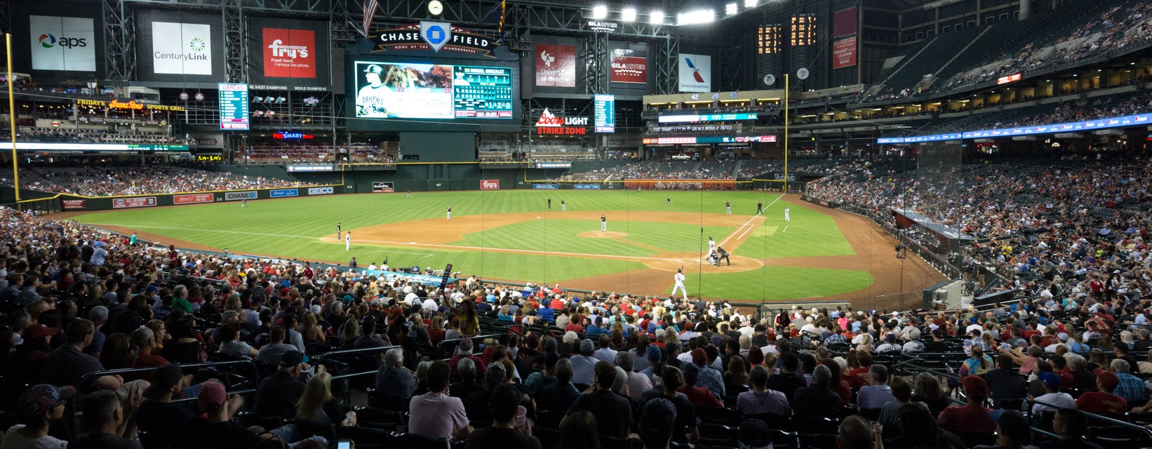 Seat view from Infield Box