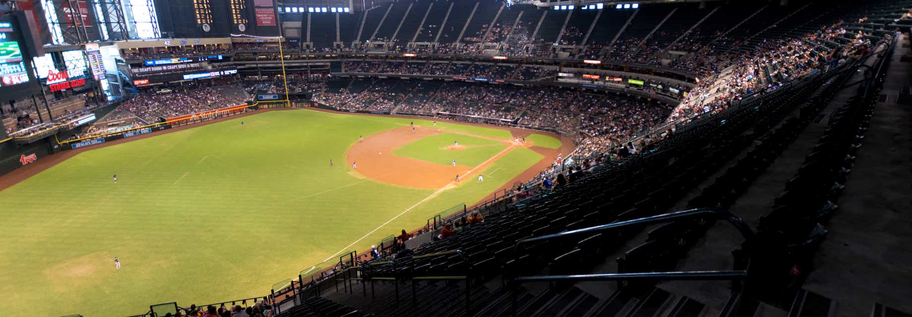 Seat view from Outfield Reserve