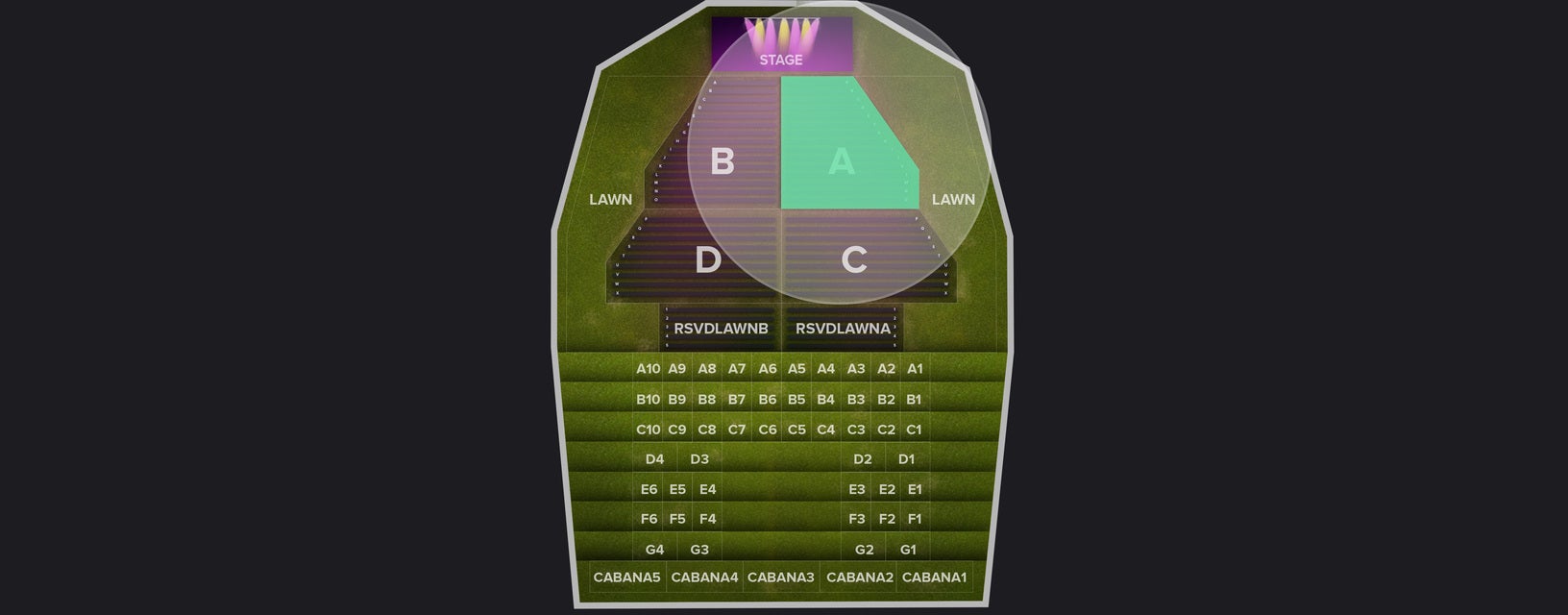 Seat view from Reserved
