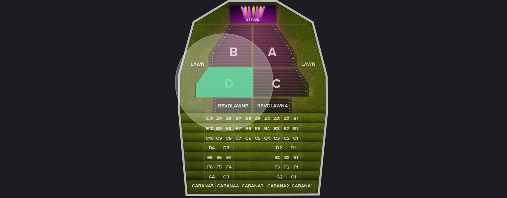 Seat view from Reserved
