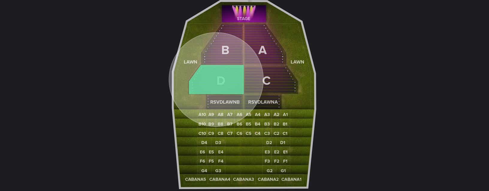 Seat view from Reserved