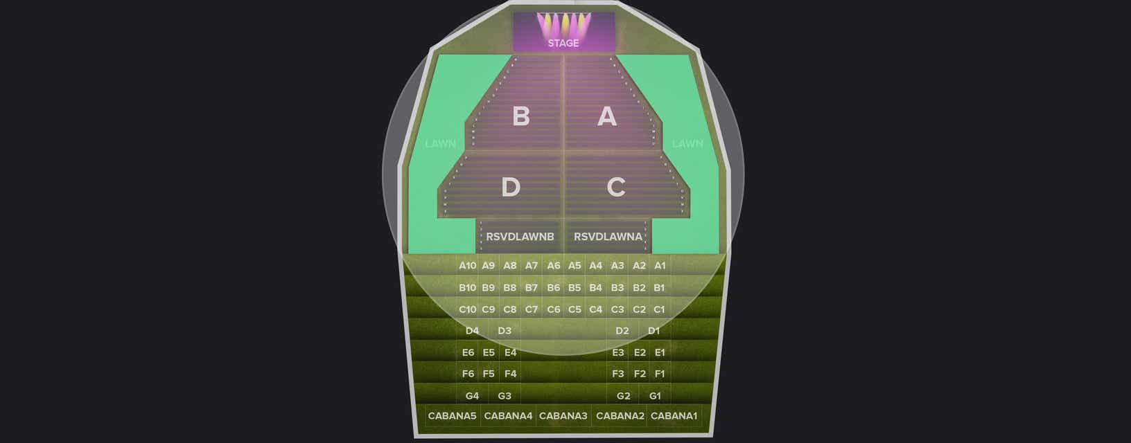 Seat view from Lawn