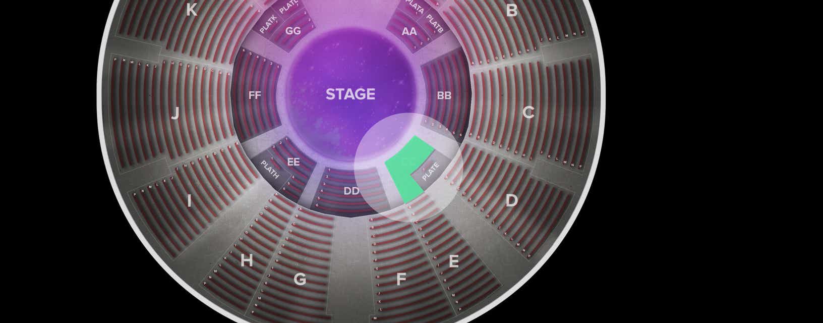 Seat view from Lower