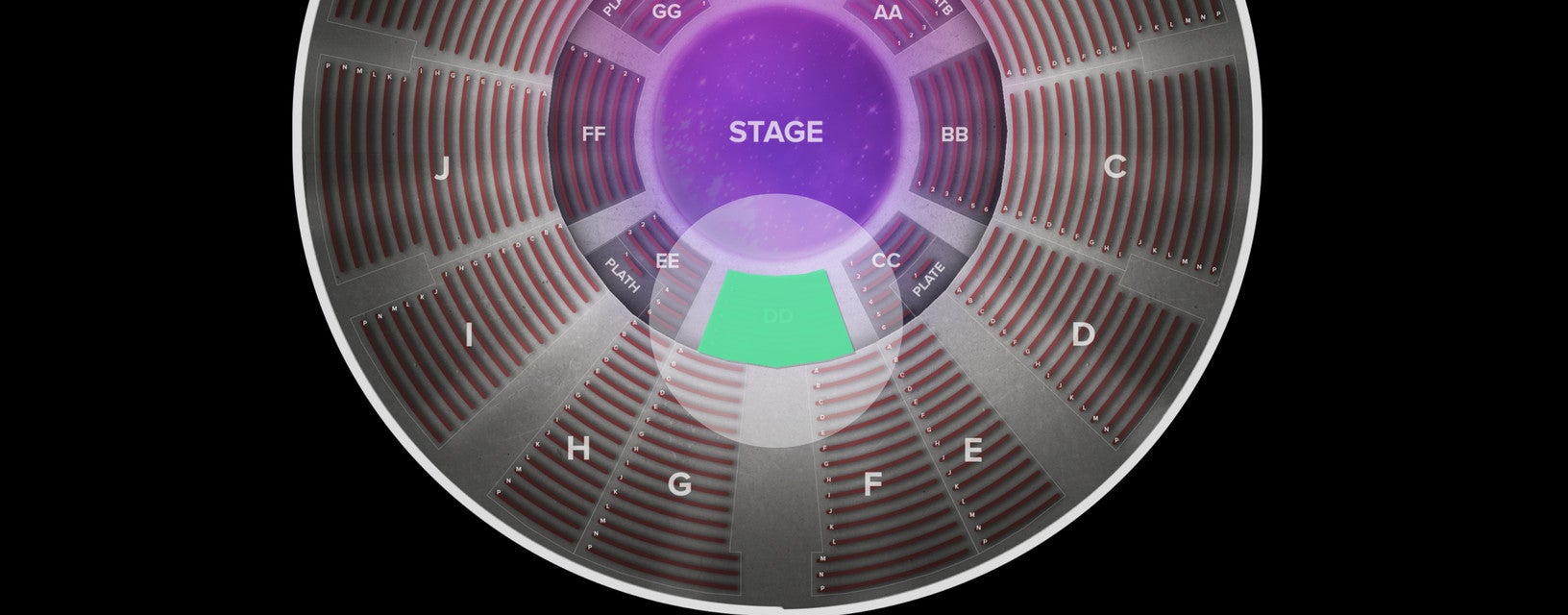 Seat view from Lower