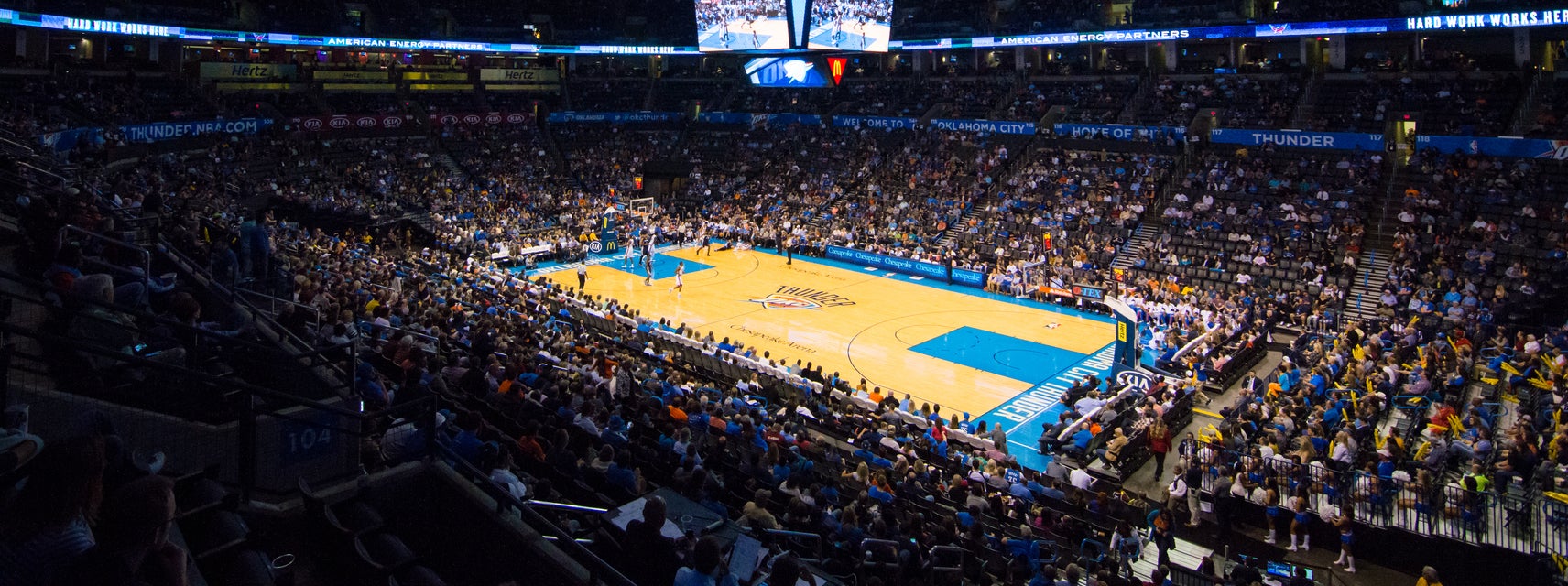 Seat view from Club Baseline