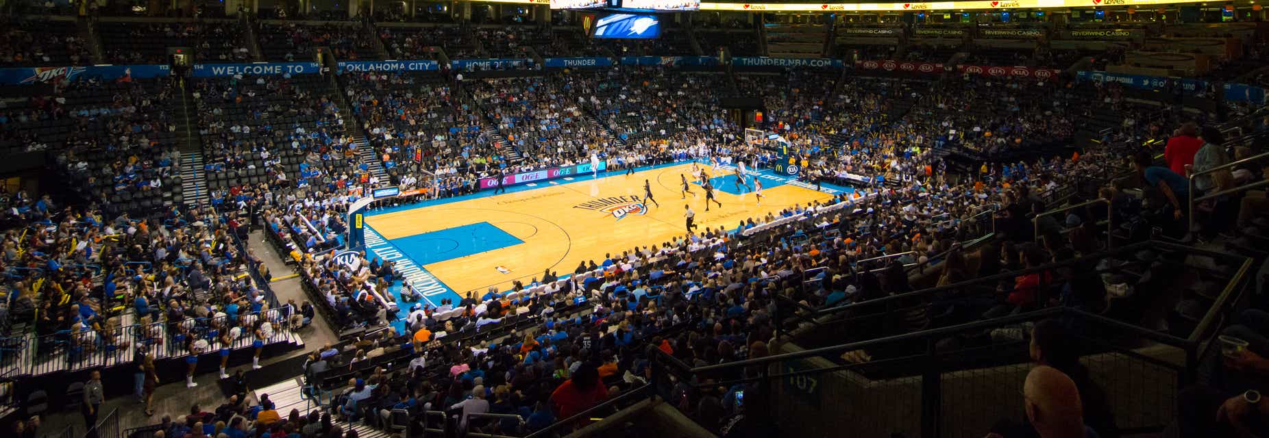 Seat view from Club Baseline