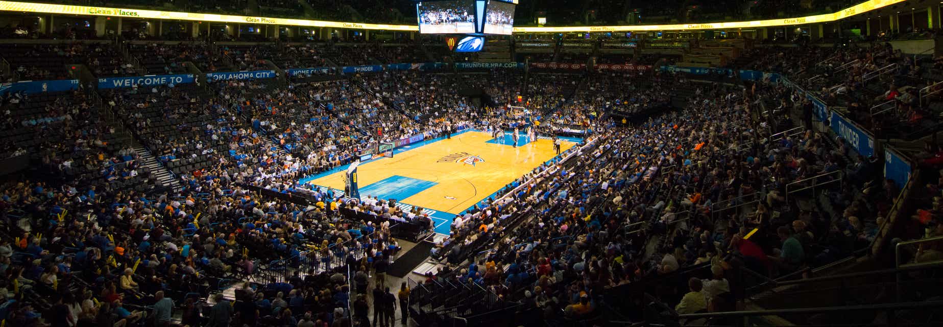 Seat view from Club Baseline