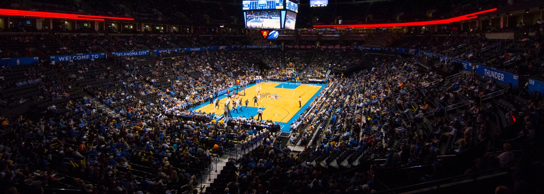 Seat view from Club Baseline