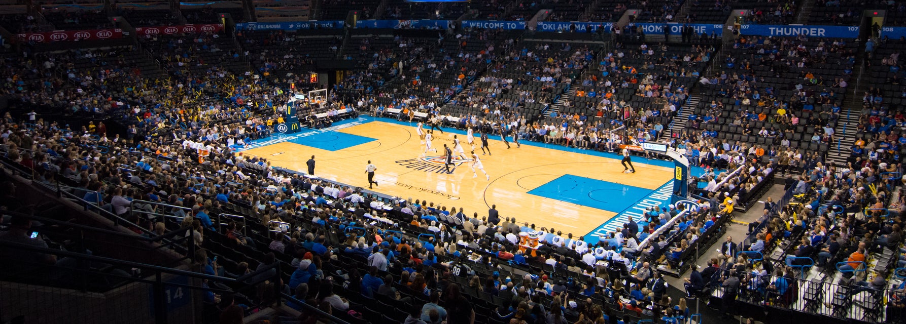 Seat view from Club Baseline