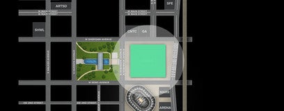 Seat view from Cox Convention Center