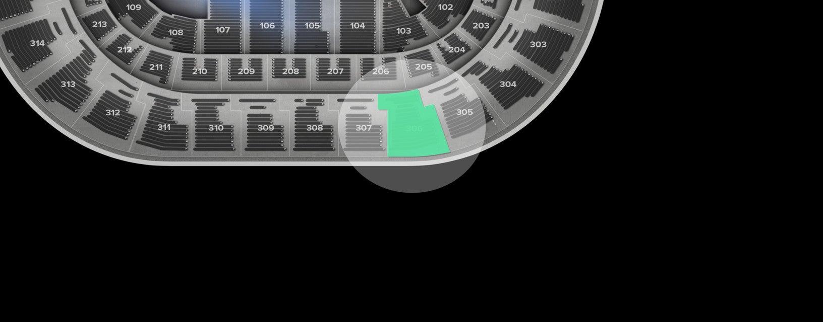 Seat view from Upper