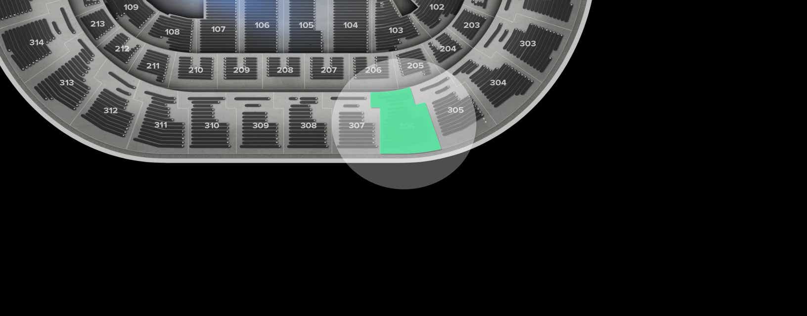 Seat view from Upper