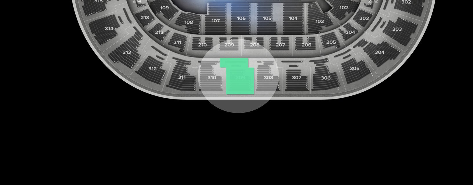 Seat view from Upper