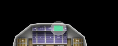 Seat view from Upper