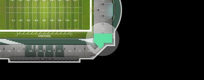Seat view from Endline