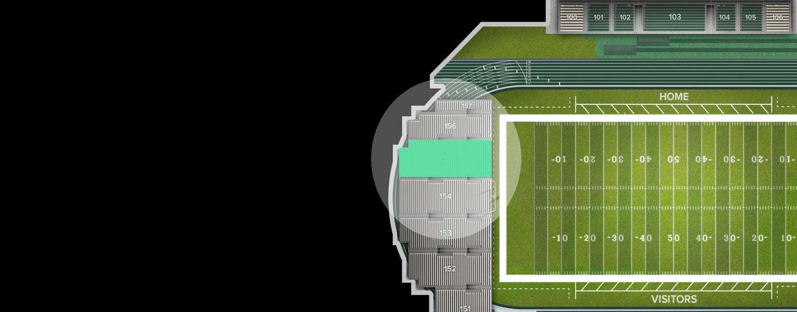 Seat view from Sideline