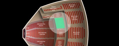 Seat view from Dress Circle