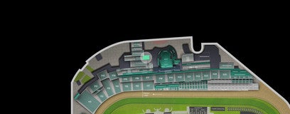 Seat view from Finish Line Balcony