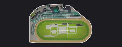 Seat view from Starting Gate Courtyard