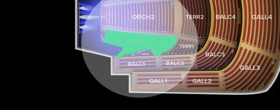 Seat view from Orchestra