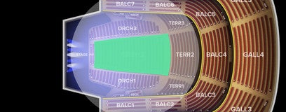 Seat view from Orchestra