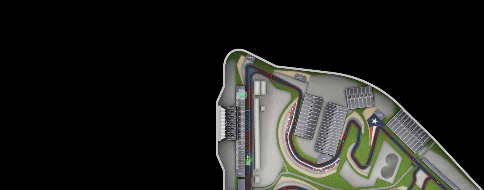 Seat view from Main Grandstand