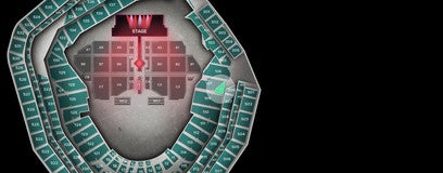 Seat view from Baseline Box Silver