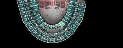 Seat view from Delta Club Platinum