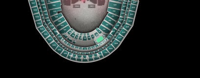 Seat view from Hyundai Club