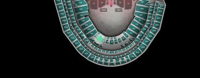 Seat view from Delta Club Gold