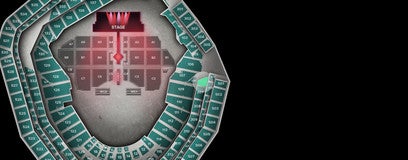 Seat view from Caesars Box