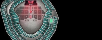 Seat view from Caesars Box