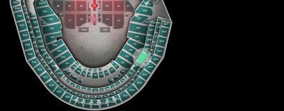 Seat view from Caesars Box