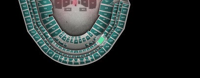 Seat view from Caesars Box