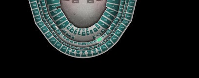 Seat view from Caesars Club Gold