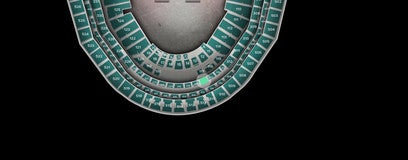 Seat view from Caesars Club Gold