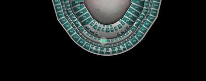 Seat view from Caesars Club Gold