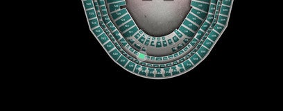 Seat view from Caesars Club Gold