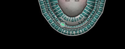 Seat view from Caesars Club Gold