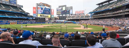 Seat view from Delta Club Gold